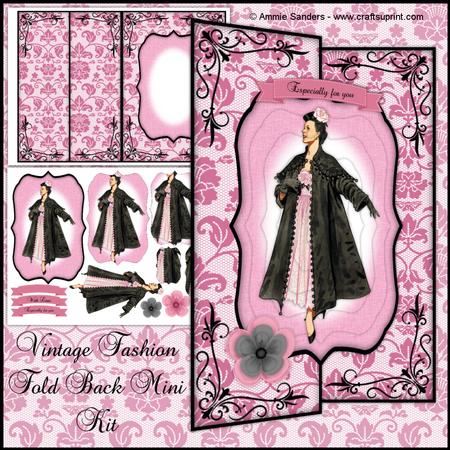 Vintage Fashion Beauty Fold Back Mini Kit