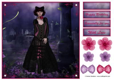 Steam Punk Gothika 8x8 Topper