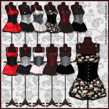 Gorgeous Gothic Fashion12 Cu4cu Png Graphics