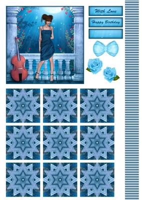 Moonight Beauty Musical Topper & Tiles