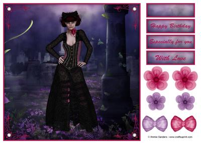 Steam Punk Gothika 8x8 Topper