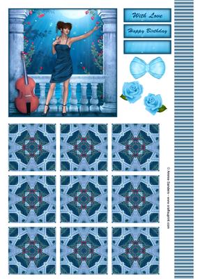Moonight Beauty Musical Topper & Tiles