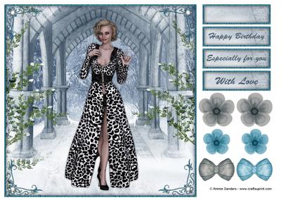 Winter Fashion 8x8 Topper