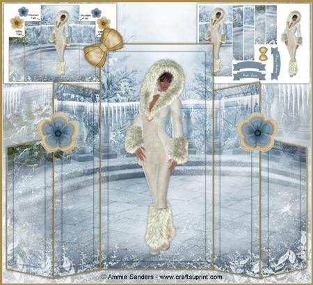 Winter Beauty Beautiful Scene Theater Fold Kit