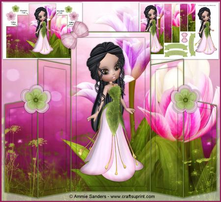 Petal Fairy Beautiful Scene Theater Fold Kit