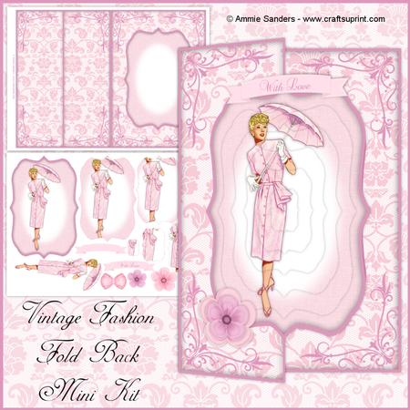 Vintage Fashion Beauty Fold Back Mini Kit