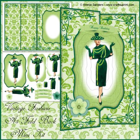 Vintage Fashion Beauty Fold Back Mini Kit