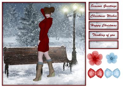 Knit Wear Winter Fashion 8x8 Topper