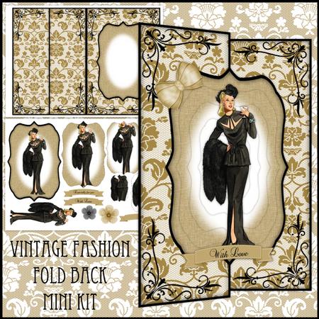 Vintage Fashion Beauty Fold Back Mini Kit