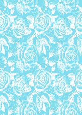 Vintage Rose A4 Backing Paper - Bright Shade