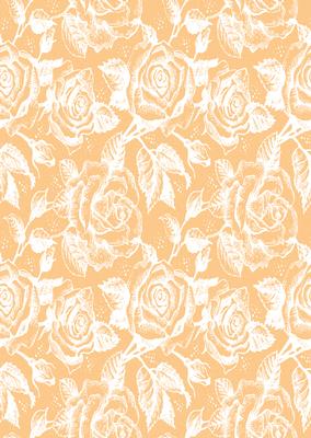 Vintage Rose A4 Backing Paper - Bright Shade