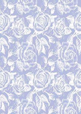 Vintage Rose A4 Backing Paper - Bright Shade