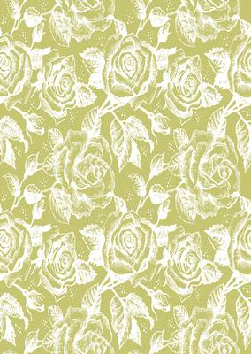 Vintage Rose A4 Backing Paper - Earthy Shade