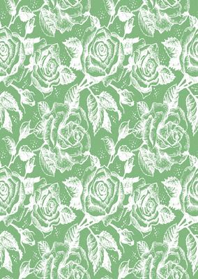 Vintage Rose A4 Backing Paper - Earthy Shade