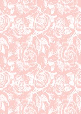 Vintage Rose A4 Backing Paper - Earthy Shade