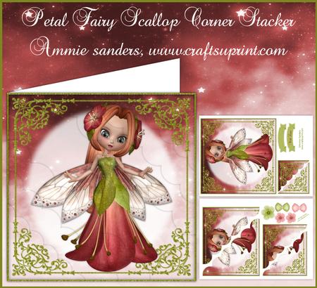 Petal Fairy Scallop Corner Stacker Mini Kit