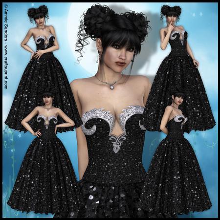 Beautiful Ball Gown 5 Cu4cu Png Graphics, This Pack Contains