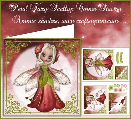 Petal Fairy Scallop Corner Stacker Mini Kit