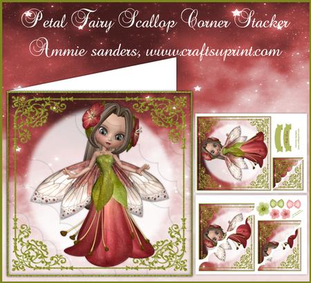 Petal Fairy Scallop Corner Stacker Mini Kit