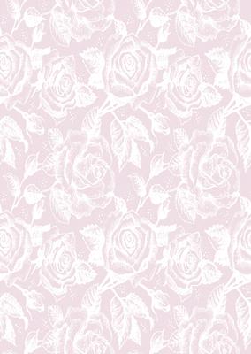 Vintage Rose A4 Backing Paper - Subtle Shade