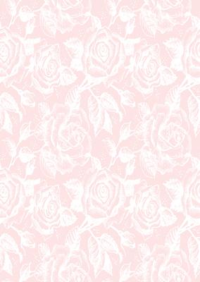 Vintage Rose A4 Backing Paper - Subtle Shade