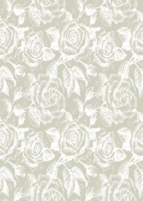 Vintage Rose A4 Backing Paper - Subtle Shade