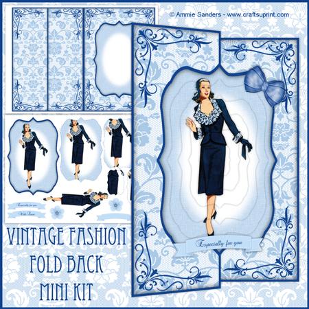 Vintage Fashion Beauty Fold Back Mini Kit