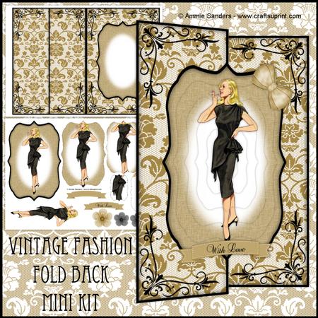 Vintage Smoking Fashion Beauty Fold Back Mini Kit