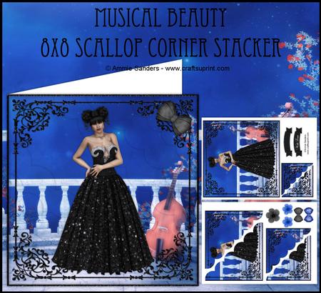 Musical Beauty Scallop Corner Stacker Mini Kit