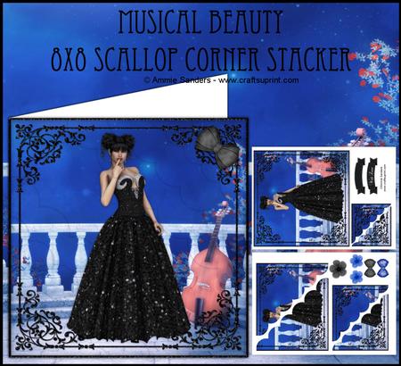 Musical Beauty Scallop Corner Stacker Mini Kit