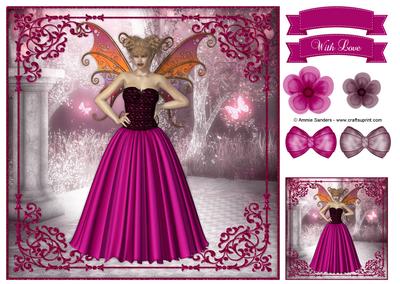 Magical Fairy 8x8 Topper & Embellishments