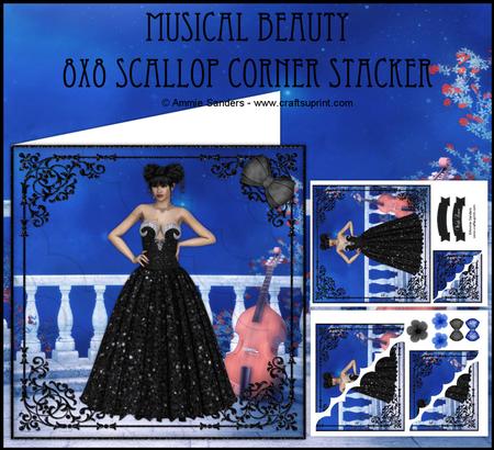Musical Beauty Scallop Corner Stacker Mini Kit