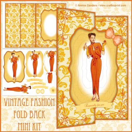 Vintage Fashion Beauty Fold Back Mini Kit