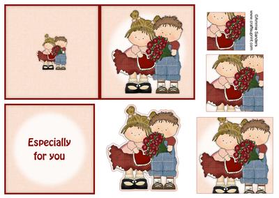 Little Sweethearts 4x4 Quick Card