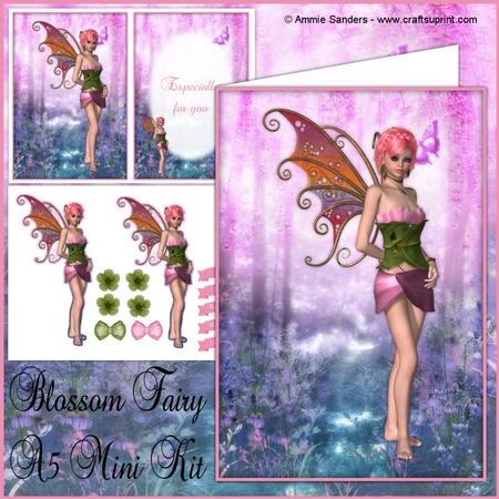 Pretty Pink Blossom Fairy A5 Mini Kit