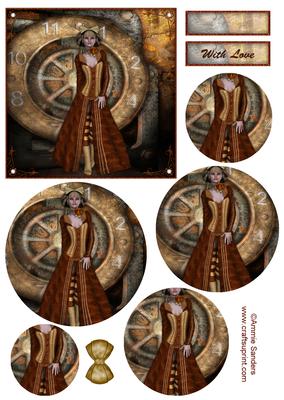 Southern Steam Punk Topper & Decoupage