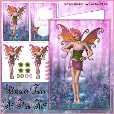 Pretty Pink Blossom Fairy A5 Mini Kit