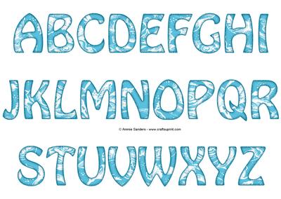 Vintage Rose Alphabet - Bright Shade