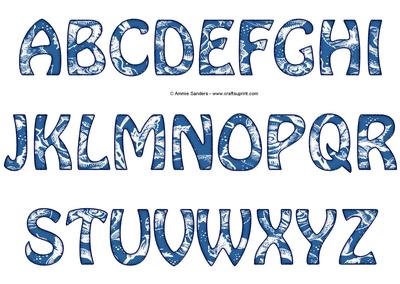 Vintage Rose Alphabet - Bright Shade