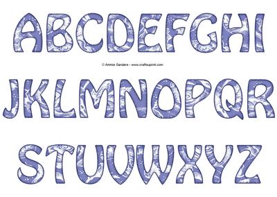 Vintage Rose Alphabet - Bright Shade