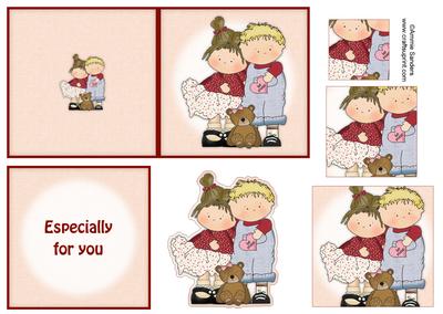 Little Sweethearts 4x4 Quick Card