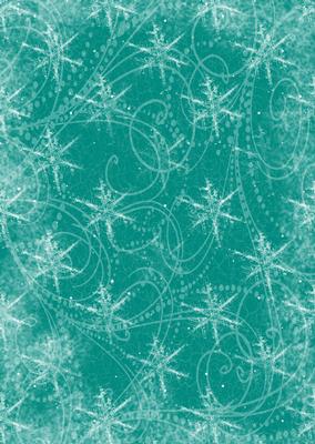 Snow Flurry A4 Backing Paper - Christmas Shade