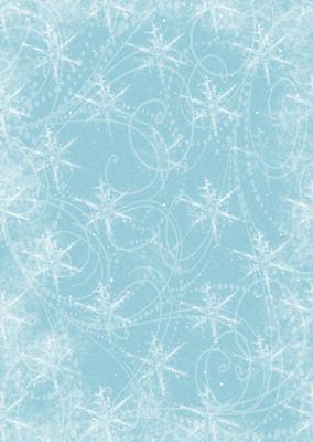 Snow Flurry A4 Backing Paper - Christmas Shade