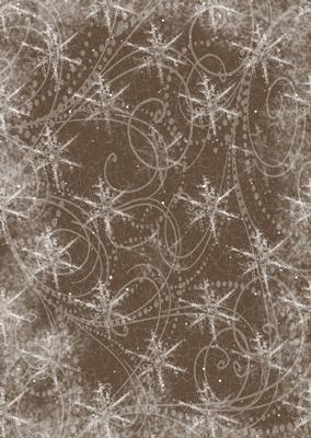 Snow Flurry A4 Backing Paper - Christmas Shade
