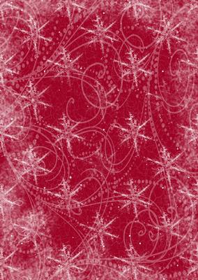 Snow Flurry A4 Backing Paper - Christmas Shade