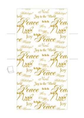 Christmas Script 5x5 Easel Card Base