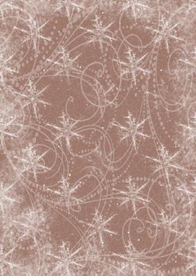 Snow Flurry A4 Backing Paper - Earthy Shade
