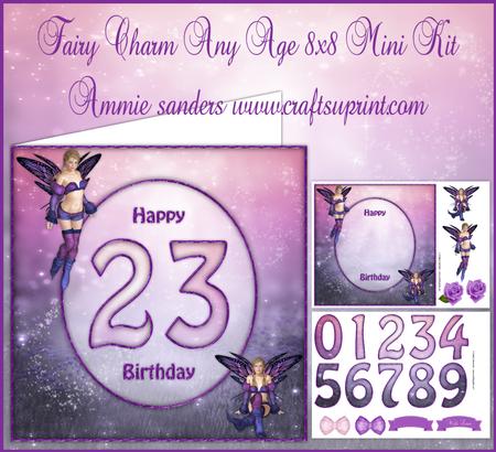 Fairy Charm Any Age 8x8 Mini Kit