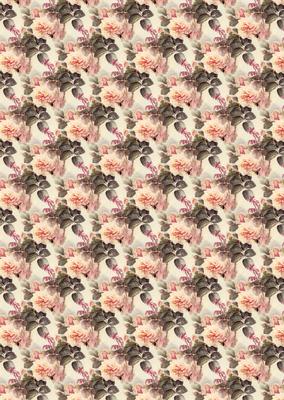 Vintage Shabby Roses Backing Paper