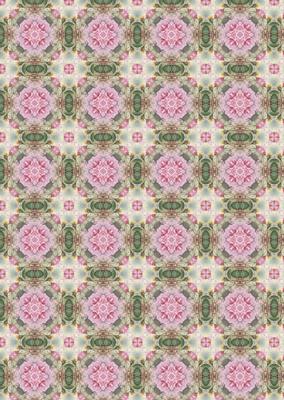 Vintage Pretty Pink Roses Backing Paper